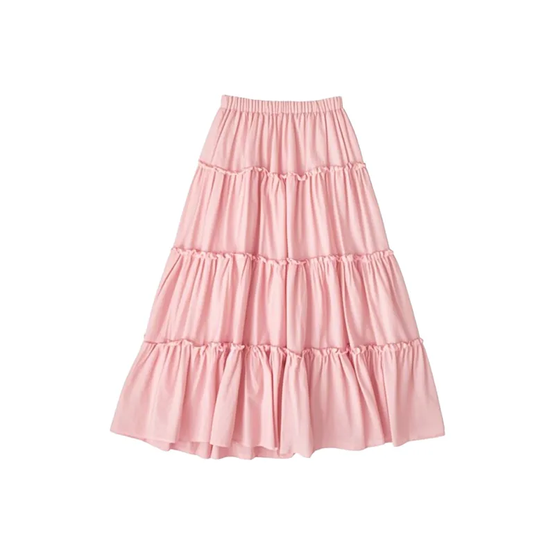 Gentle Welcome Casual Long Skirt Women's-1