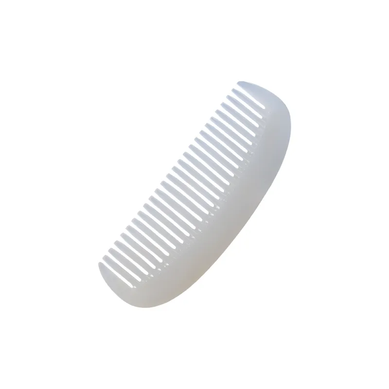 Jade Charm Yao Comb White Jade/Pale Greenish White Jade Unisex-0