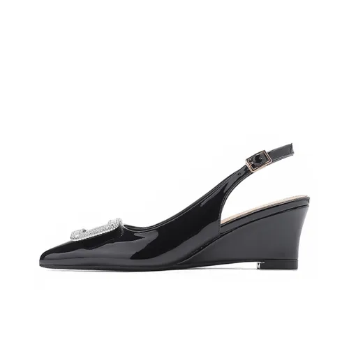Lan Miao Wedge Heel High Heels 5CM Women's