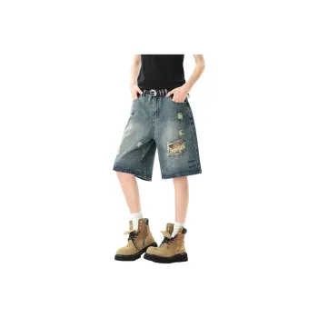 Glona Klio Denim Shorts Unisex Blue