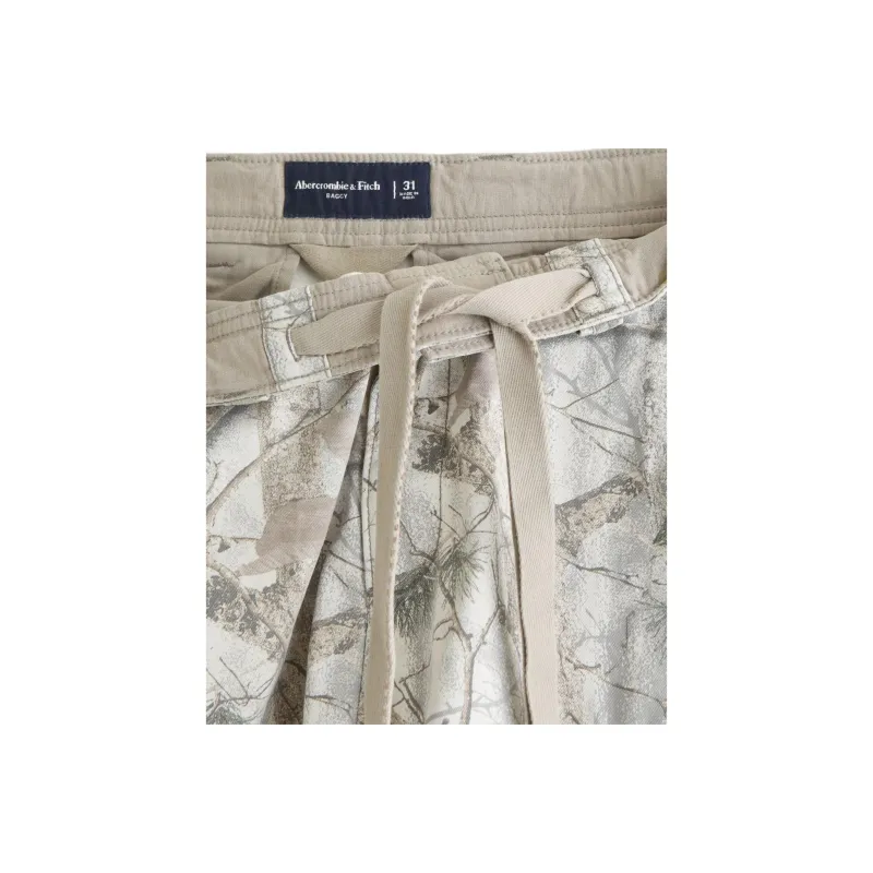 Abercrombie＆Fitch Cargo Shorts Men's Gray Camouflage-1