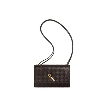 Bottega Veneta Andiamo Series Lambskin Shoulder Bag Regular Women's Candy Color