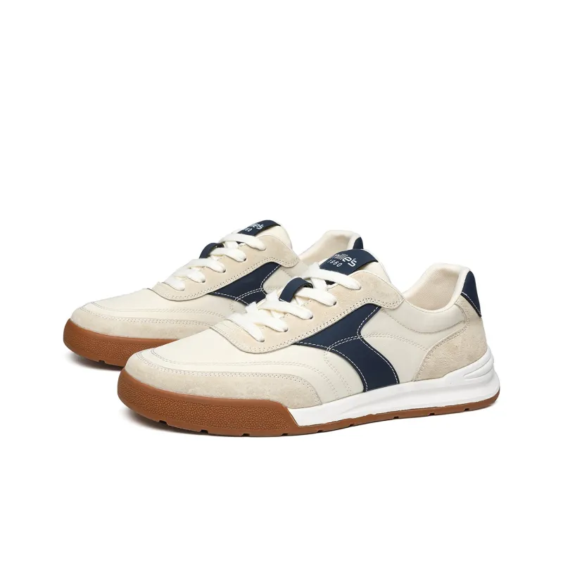 MILLIE'S Low Top Casual Shoes Men's Beige Blue-1