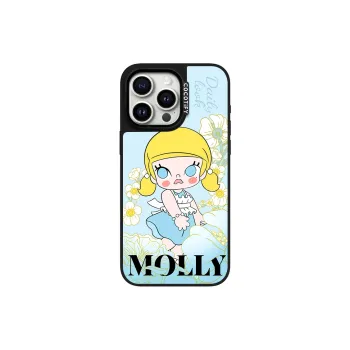 CORBELLATI ABS+PC Material Magnetic Gilded Jasmine Girl Phone Cases Compatible With Apple IPhone 12/13/14/15/16/Pro/Mac