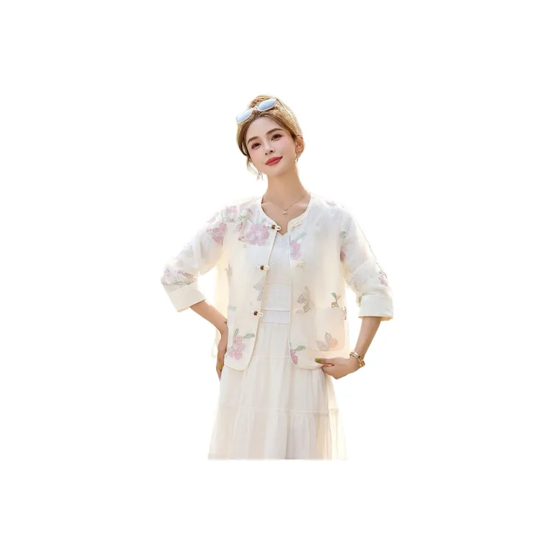 TEME Cropped Coats Women's Pink-0