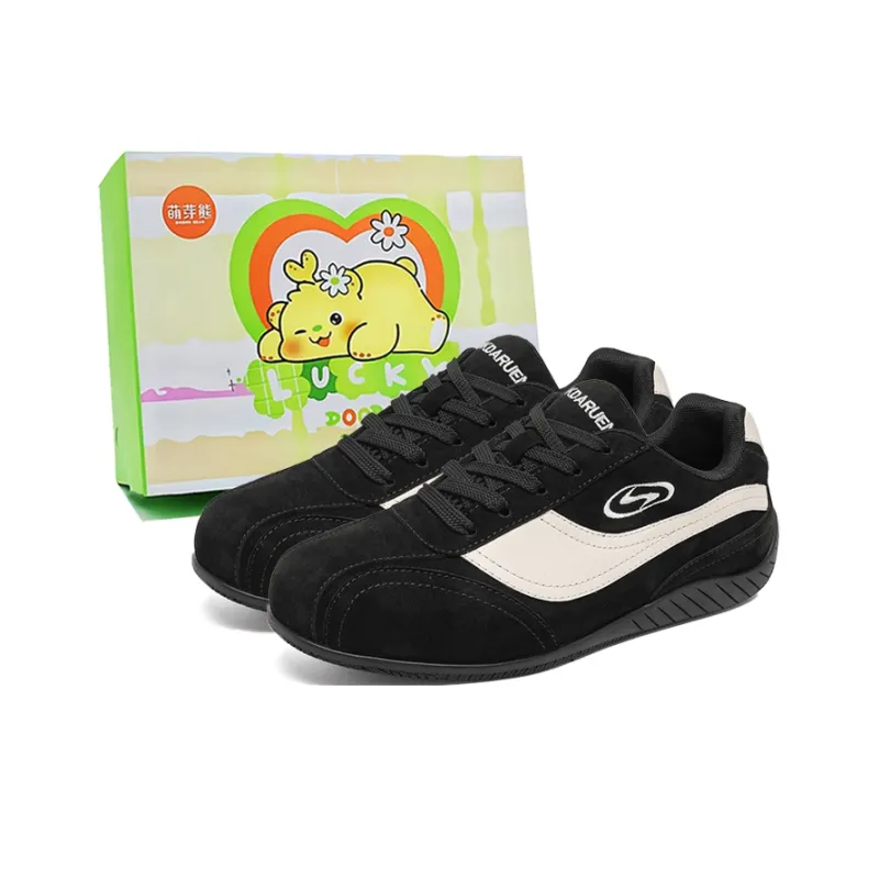 Budding Bear Slip Resistant, Abrasion Resistant, Lightweight, Height Increasing, Rebound Low Top Casual Shoes Unisex-5
