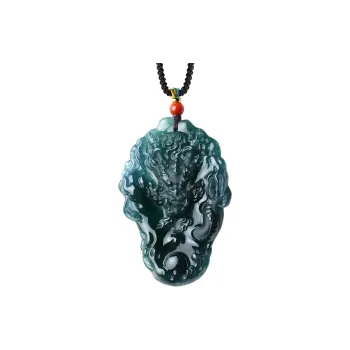 Clear Snow Ice Glutinous Jadeite Necklaces Unisex