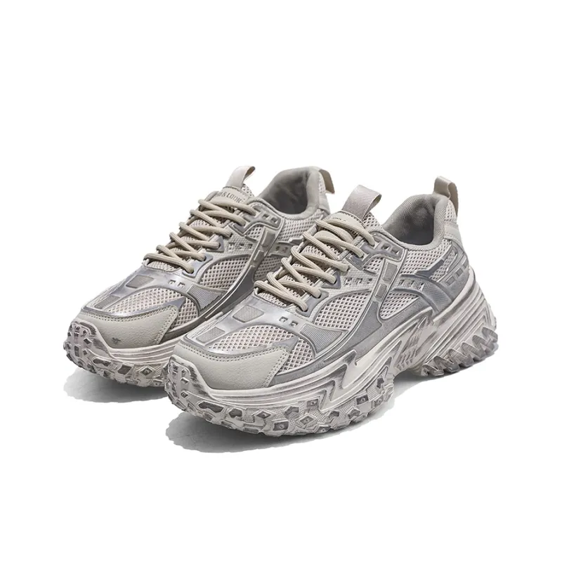 TEXWOOD Slip Resistant Coverage With Impact Resistance Low Top Chunky Sneakers Men's Box-7