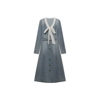 XIANSINIAO Long Sleeved Dress Women's
