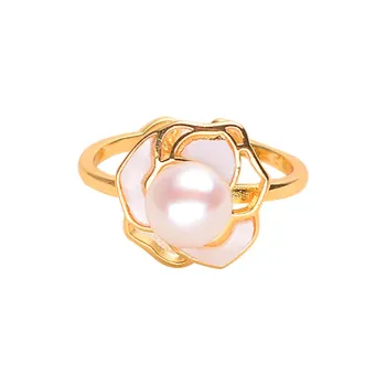 Andaozi Pearl Rings Women's