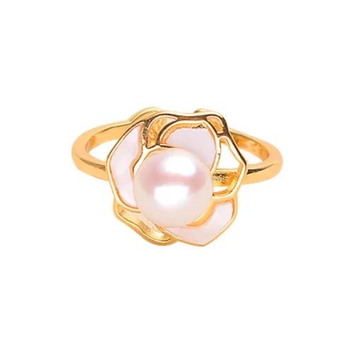 Andaozi Pearl Rings Women's