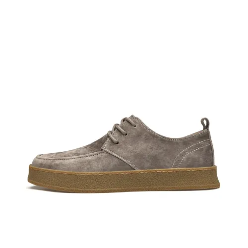 Abango Men's Casual Shoes Men Low Top Camel