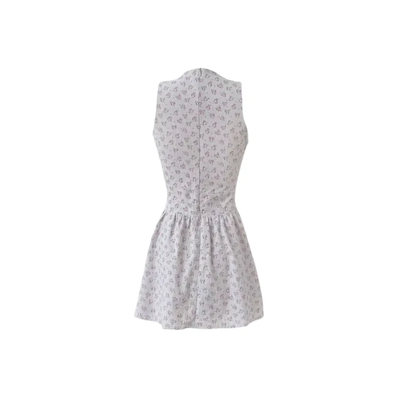 YGPRW Sleeveless Dresses Women's Gray-1