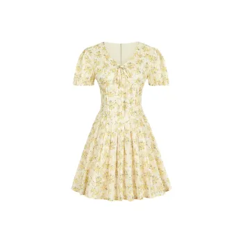 YGPRW Short Sleeved Dress Women's