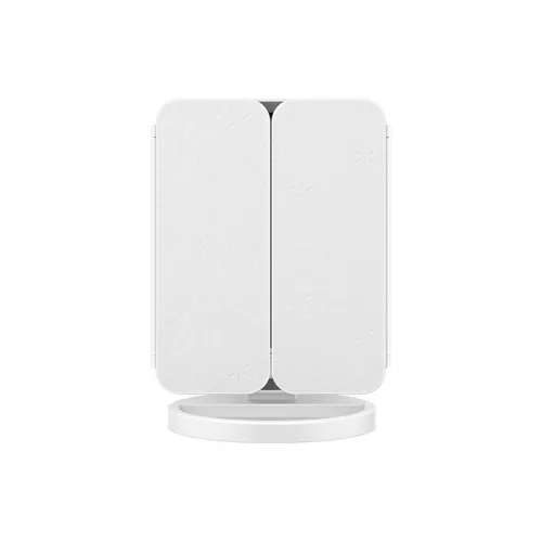 Gentle Welcome Folding Shell LED Tricolor Dimming, Desktop Fill Light Make Up Mirrors Dressing & Grooming
