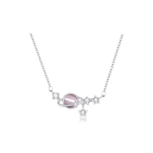 JIACUIYUN Glass Cat Eye Necklaces Women's