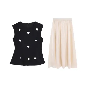 POPO.INFO Two Piece Skirt Sets Women's