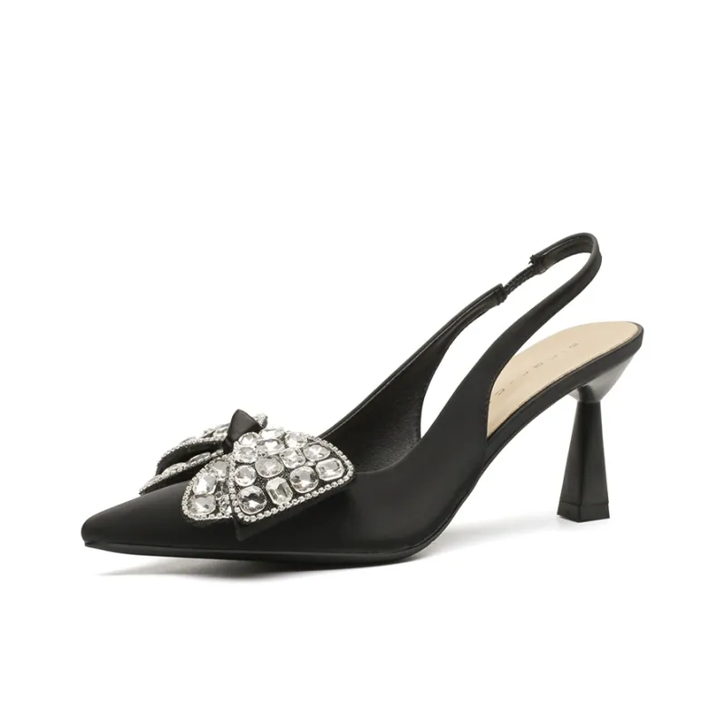 Varib Cone Heel High Heels 7.5cm Women's-7