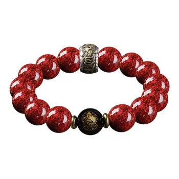 The Thousand Seals Family Cinnabar Bracelets Unisex