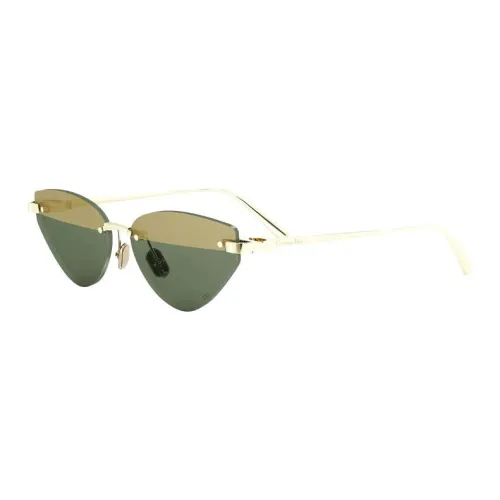 DIOR Cat Eye Sunglasses Unisex Gold