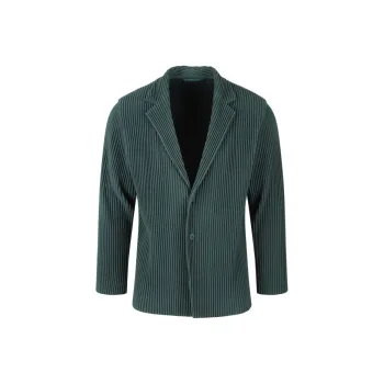 Homme Plissé Issey Miyake Jackets & Coats Men's Green