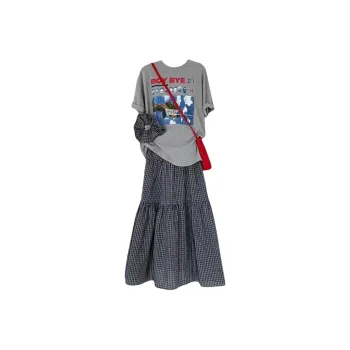 POPO.INFO Two Piece Skirt Sets Women's Image Color