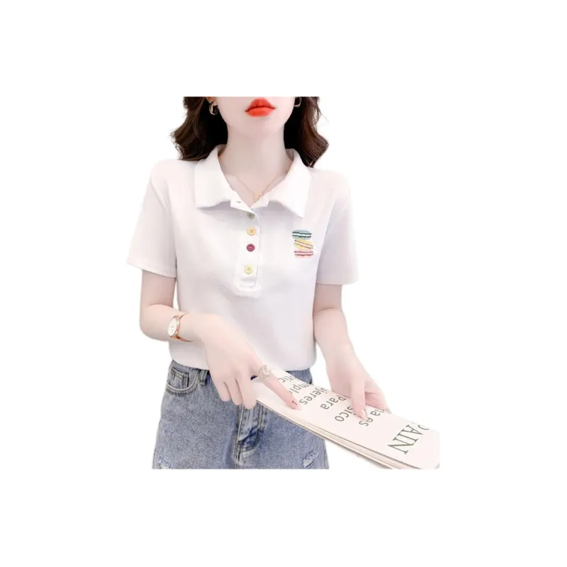 Flowers In Water T Shirt Women's-3