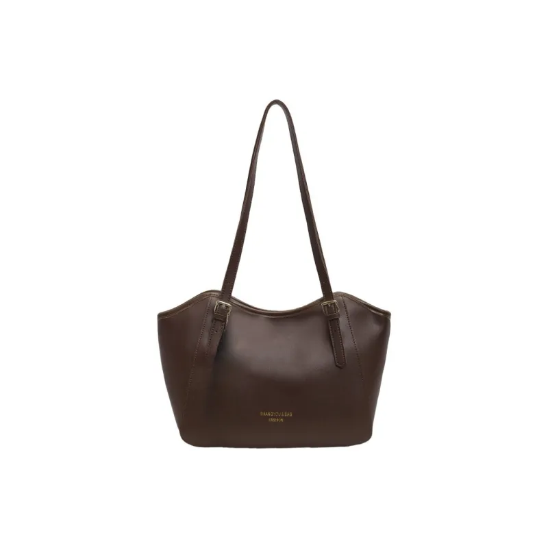 TOUTSEUL YOLO PU Shoulder Bag Women's Beige/Black/Coffee/Brown-13