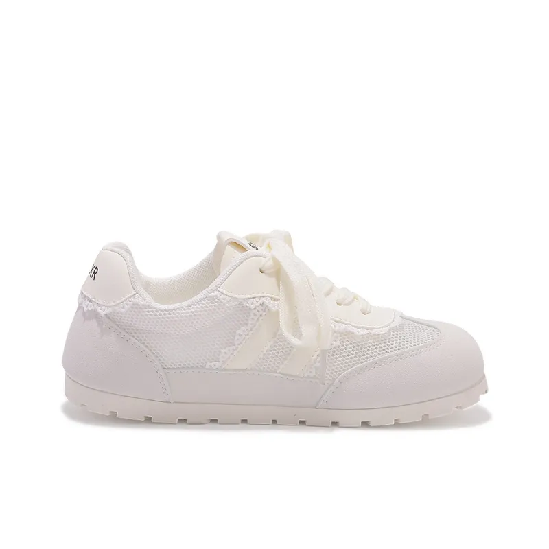 MKTKM Slip Resistant, Abrasion Resistant, Lightweight Low Top Casual Shoes Women's Beige-2