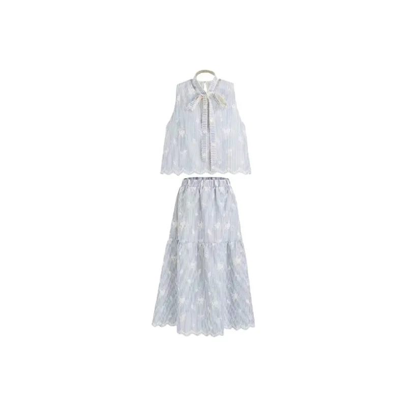 HUINIAN Two Piece Skirt Sets Women's-0