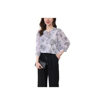 Yi Mengyuan Shirts Women's Ink Wash Painting
