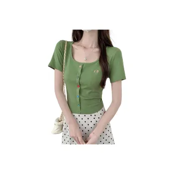 JECCI FIVE Set in Sleeve T Shirt Women's