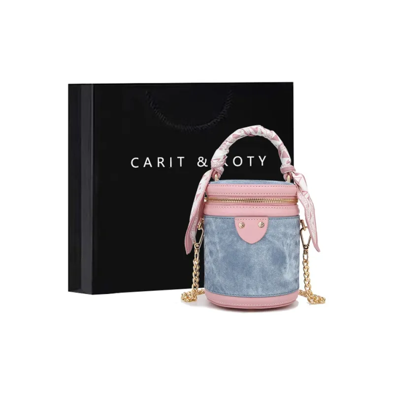 Carit&Koty PU Handbag Regular Women's Blue-0