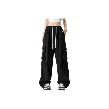 ZWWWZ Cargo Pants Unisex Black