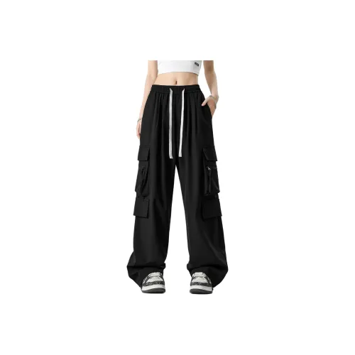 ZWWWZ Cargo Pants Unisex Black