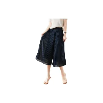 LUYOUYE Casual Pants Women's Smoky Blue