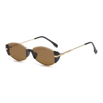 CLARKIA FLOWER Metal PC Oval Sunglasses Unisex