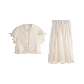 OZVO Two Piece Skirt Sets Women's Image Color