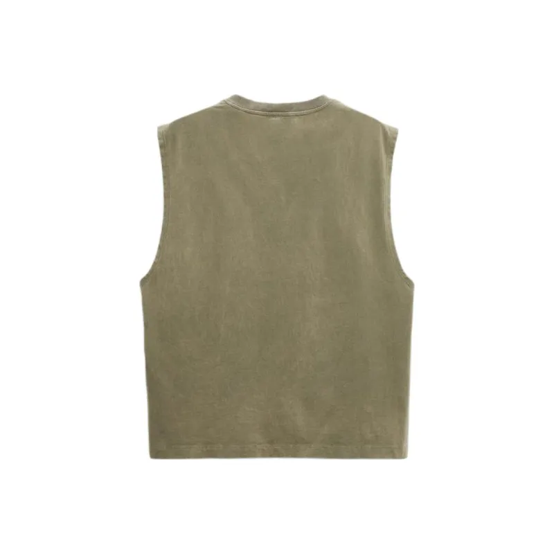 ZARA Tank Tops Men Khaki-1