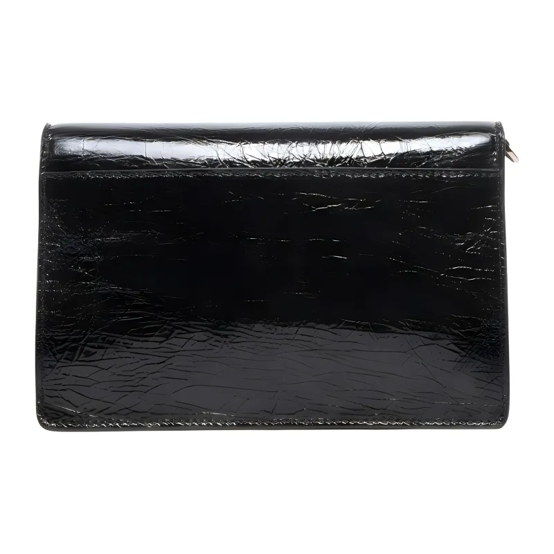 Furla Soft Leather Shoulder Bag Crossbody Bag Women's Black-3