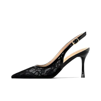 GOSO Slim Heel High Heels 8CM Women's Black
