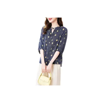 Yi Mengyuan Shirts Women's Denim Blue