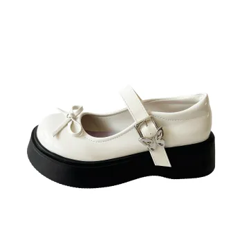 Yang Nianhua Loafers Women's Black Ecru