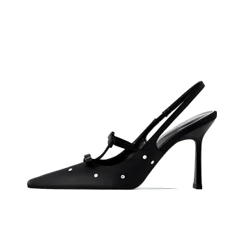 GOSO Slim Heel High Heels 8CM Women's Black