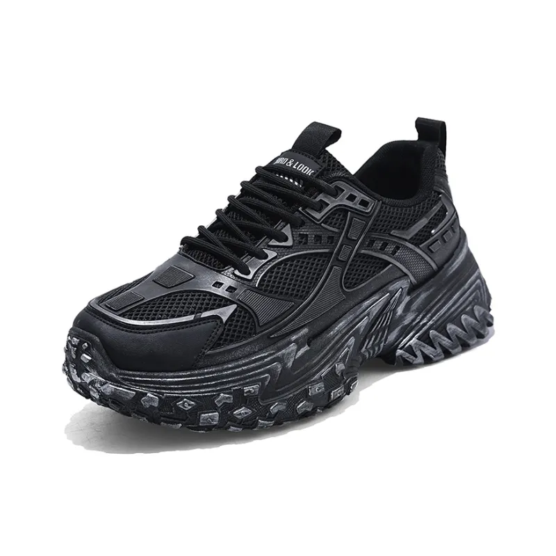 TEXWOOD Slip Resistant Coverage With Impact Resistance Low Top Chunky Sneakers Men's Box-2