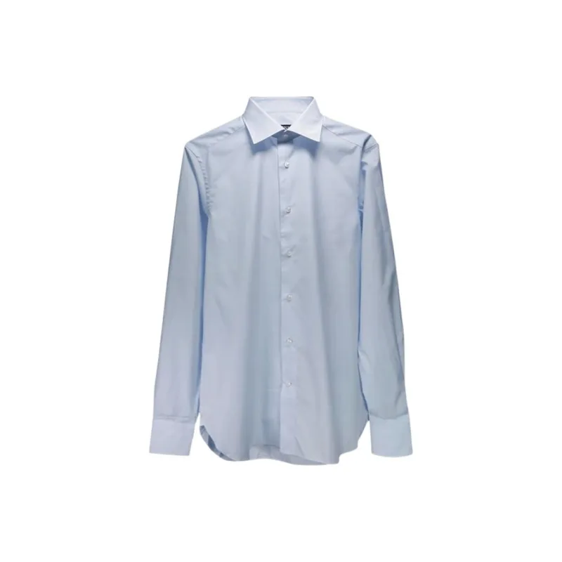 Ermenegildo Zegna Shirts Men Gray-0