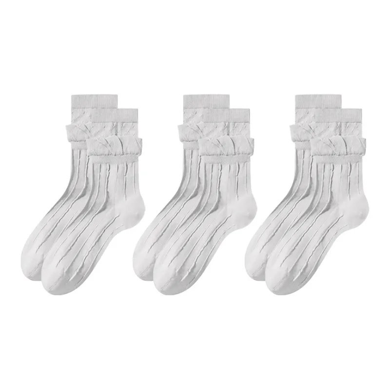 2323 Mid Calf Socks Women's 3 Pack-0