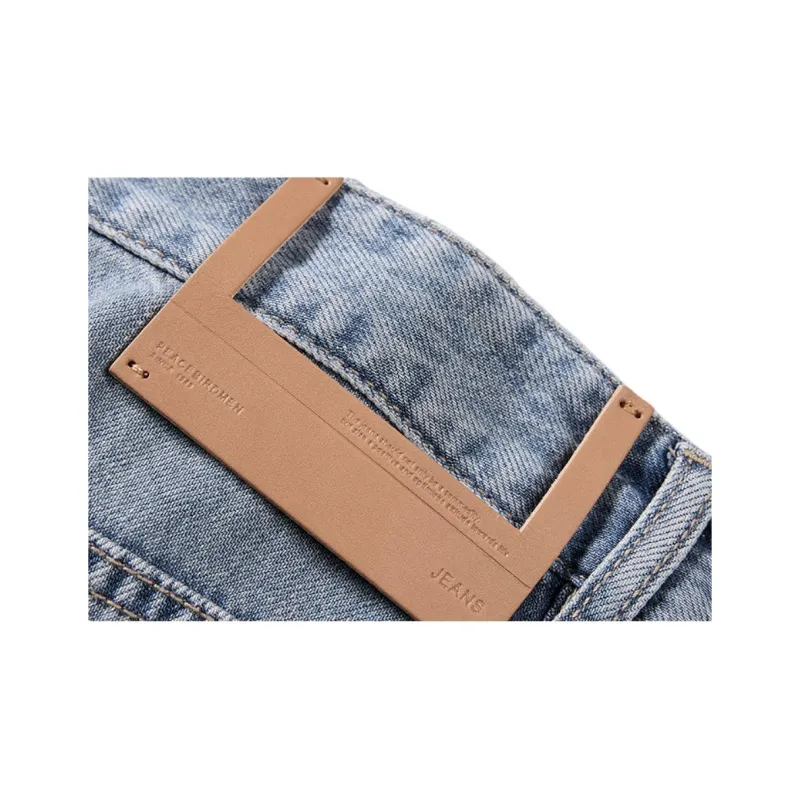 PEACEBIRD MEN Jeans Men's Denim Light Blue 1-2