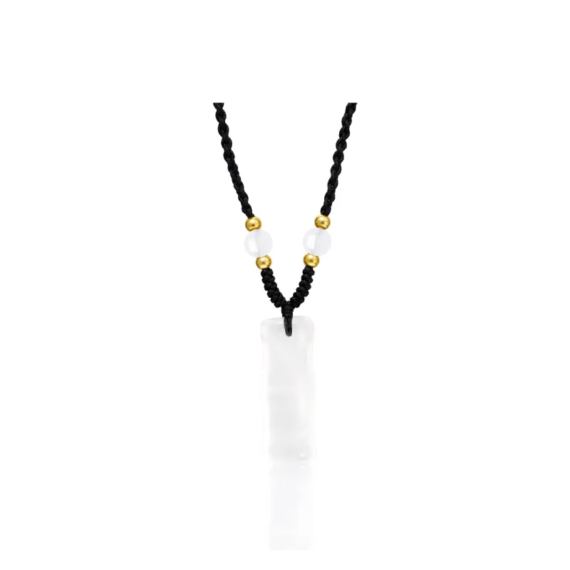 QUIET LOVE Natural Chalcedony Pendants Unisex-3