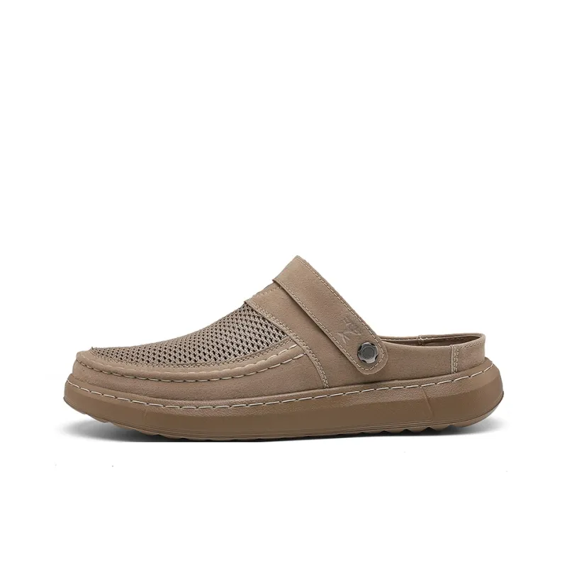 Kangaroo Head Slip Resistant Closed Toe Slippers Men's-0